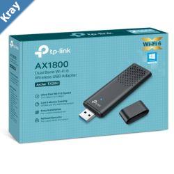 TPLink Archer TX20U AX1800 Dual Band WiFi 6 Wireless USB Adapter