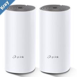 TPLink Deco E42pack AC1200 Whole Home Mesh WiFi System 260sqm. Over 100 Devices Parental Controls