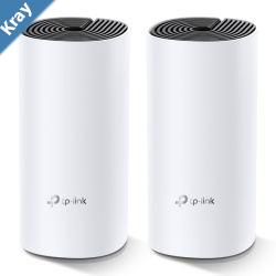 TPLink Deco M4 2pack AC1200 Whole Home Mesh WiFi System.  260sqm Coverage Up to 100 Devices Parental Control