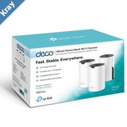 TPLink Deco S43pack AC1200 Whole Home Mesh WiFi System 370sqm Up to 100 Devices Amazon Alexa