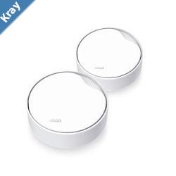 TPLink Deco X50PoE2pack AX3000 Whole Home Mesh WiFi 6 System with PoE