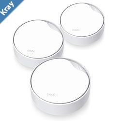 TPLink Deco X50PoE3pack AX3000 Whole Home Mesh WiFi 6 System with PoE