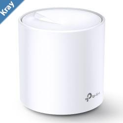 TPLink Deco X60 1pack AX3000 Whole Home Mesh WiFi 6 System WIFI6 Up to 260sqm Coverage WPA3 TPLink Homecare OFDMA MUMIMO