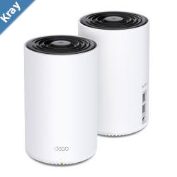 TPLink Deco X682pack AX3600 Whole Home Mesh WiFi 6 System WIFI6 Up to 510m Coverage WPA3 TriBand OFDMA MUMIMO