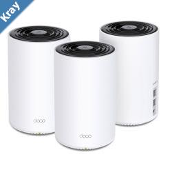 TPLink Deco X683pack AX3600 Whole Home Mesh WiFi 6 Router 650 Square Meters 150 Devices 1802 Mbps WPA QoS 3x3 MUMIMO OFDMA