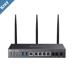 TPLink DR3650v Omada AX3000 WiFi 6 Gigabit Desktop DSL Gateway 574Mbps at 2.4 GHz  2402 Mbps at 5 GHz HE160 WiFi Speed VDSL Profile 35b 35060