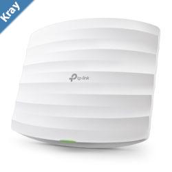 TPLink EAP245 Omada AC1750 Wireless MUMIMO Gigabit Ceiling Mount Access Point Seamless Roaming POE Band Steering