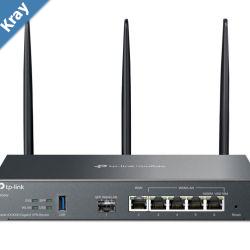 TPLink ER706W4G Omada 4G Cat6 AX3000 Gigabit VPN Router