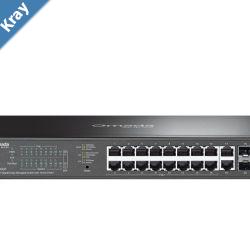 TPLink ES220GP Omada 20Port Gigabit Easy Managed Switch with 16Port PoE
