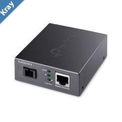 TPLink TLFC311A2 Gigabit WDM Media Converter  IEEE 802.3u 1550nm 2KM Compatible with TLFC311B2