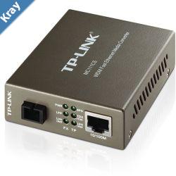 TPLink MC111CS 10100Mbps SC WDM Media Converter Monomode Simplex 10100BaseTX 100BaseFX standards Link Fault Passthrough and Far End FaultLS