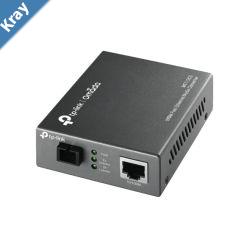 TPLink MC112CS Media Converter SC WDM Monomodo Simplex 10100Mbps RJ45 to 100M singlemode SC fiber Tx1310nm Rx1550nm up to 20km LS