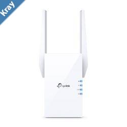 TPLink RE605X AX1800 WiFi Range Extender 574Mbps2.4GHz 1201Mbps5GHz  1x1GBps WPS 2xAntenna 2x2 MIMIMO Dual Band Access Point