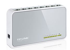 TPLink TLSF1008D 8port 10100M Desktop Switch 8 10100M RJ45 ports Plastic case Supports Auto MDIMDIX