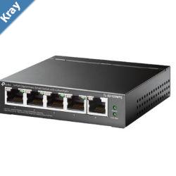 TPLink TLSG105MPE 5Port Gigabit Easy Smart Switch with 4Port PoE