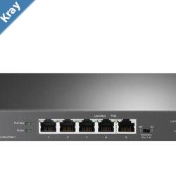 TPLink TLSG105PPM2 5Port 2.5G Desktop Switch with 4Port PoE