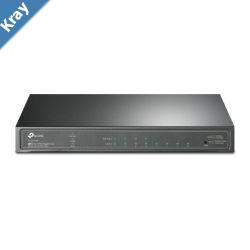 TPLink TLSG2008P JetStream 8Port Gigabit Smart Switch with 4Port PoE Fanless Support Omada SDN 802.1p CoSDSCP QOS and IGMP Snooping