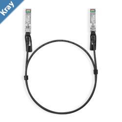 TPLink TLSM52201M 1 Meter 10G SFP Direct Attach Cable Drives 10 Gigabit Ethernet 10G SFP Connector on Both Sides Replaces TXC432CU1M