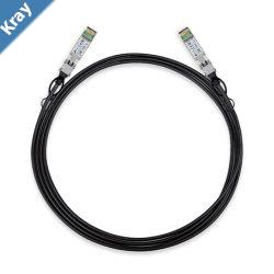 TPLink TLSM52203M 3 Meter 10G SFP Direct Attach Cable Drives 10 Gigabit Ethernet 10G SFP Connector on Both Sides Replaces TXC432CU3M