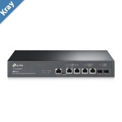 TPLink TLSX3206HPP  Omada JetStream 6Port 10GE L2 Managed Switch with 4Port PoE