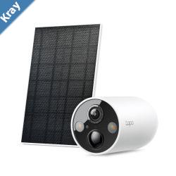 TPLink TC85 KIT SolarPowered Security Camera Kit 2K QHD Live View