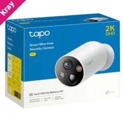 TP-Link TC85 V1.2  Smart Wire-Free Security Camera, 2K QHD (2560x1440), 2.4GHz,  Colour Night Vision, Sound & Light Alarm, Remote Control, 2-Way Audio