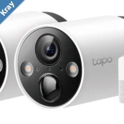 TPLink Tapo C420S2 4MP Smart WireFree Security Camera System 2Camera System2K QHD1080PNight VisionTwoWay Audio