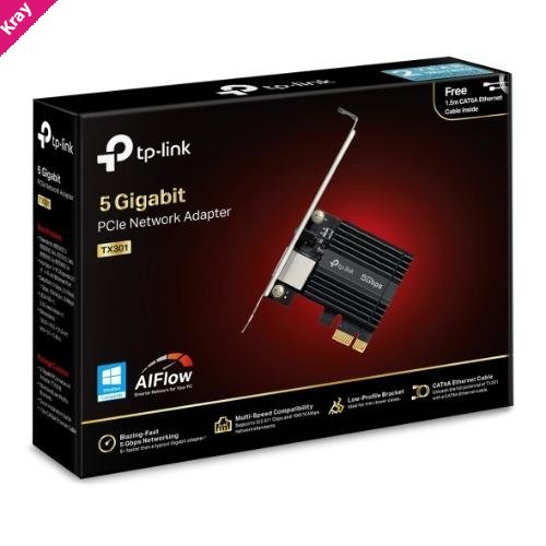 TP-Link TX301 5 Gigabit PCI Express Network Adapter
