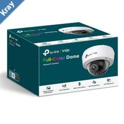 TPLink VIGI 3MP C2304mm FullColor Dome Network Camera 4mm Lens Smart Detection 3YW