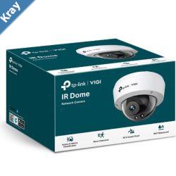 TPLink VIGI 4MP C240I2.8mm IR Dome Network Camera 4mm Lens Smart Detection 3YW
