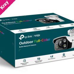 TP-Link VIGI 5MP C350(2.8mm) Full-Colour Bullet Network Camera 2.8mm Lens, Two-Way Audio, Smart Detection,