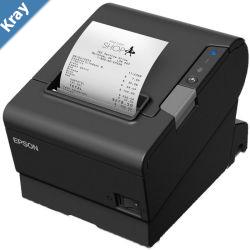 EPSON TMT88VI Thermal Direct Receipt Printer Serial25 PinUSBEthernet Max Width 80mm 350mms Print Speed Includes PSU  Serial Cable LS