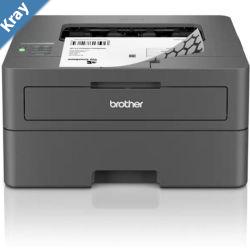 Brother HLL2445DW NEW Compact Mono Laser Printer with Print speeds of Up to 32 ppm 2Sided Printing Wired  Wireless Networking