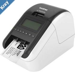 Brother QL820NWB EXCLUSIVE WIRELESS WiFi  BT NETWORKABLE HIGH SPEED LABEL PRINTER  UP TO 62MM  WITH BLACKRED PRINTING DK22251 required