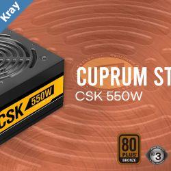 Antec CSK 550W 80 Bronze up to 88 Efficiency Flat Cables 120mm Silent Fans 2x PCIE 8Pin Continuous power PSU AQ3