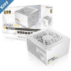 Antec GSK850 V2 WH 80 Gold Fully Modular  WHITE 850W ATX 3.1 14015086mm 120mm fan PCIE 5.1 12VHPWR OCPOVPUVPSCPOTP 7Y warranty.