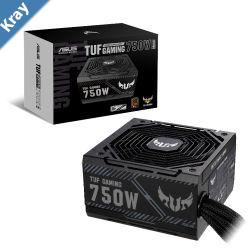 ASUS TUFGAMING750B PSU 750W Bronze 80 Plus Bronze Military Grade Protective PCB Coat AxialTech Fan Sleeved Cables 6YW