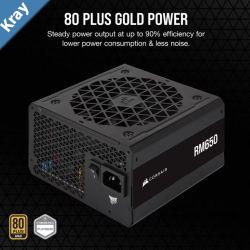 Corsair RM650 650 Watt 80 PLUS GOLD Certified Fully Modular Power Supply New 2024