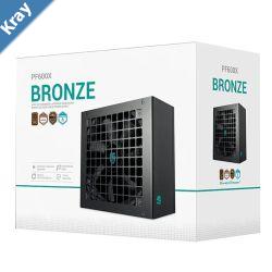 DeepCool PF600X 600W Gamer Storm 80 Bronze Cybenetics ATX Power Supply 120mm Fan Japanese  Taiwanese Capacitors DC to DC ATX12V V2.52
