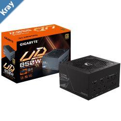 Gigabyte UD850GM PG5 2.0 850W ATX PSU Power Supply  80 PLUS GOLD Fan Type 120mm Hydraulic BearingHYBfan  100000 hours