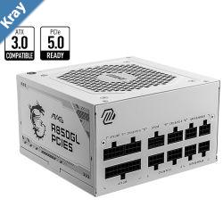 MSI MAG A850GL PCIE5 WHITE 850W Up to 90 80 Plus Gold ATX Power Supply Unit NEW
