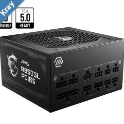 MSI MAG A850GL PCIE5 850W Up to 90 80 Plus Gold ATX Power Supply Unit