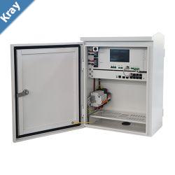 LDR Outdoor Smart Solar BoxIP55Touch ScreenWaterproof CabnietSolar Power Input 100VD 2 PoE Port Up to 90W6 PoE Port Up to 30W L2 MangeWhite