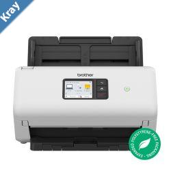 Brother ADS3350W  ADVANCED DOCUMENT SCANNER 40PPM network scanner w 7.1cm touchscreen LCD  WiFi 2.4G