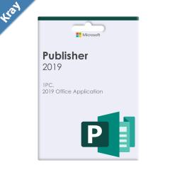 Microsoft Publisher 2019 Volume Licence 1 Licence No Level