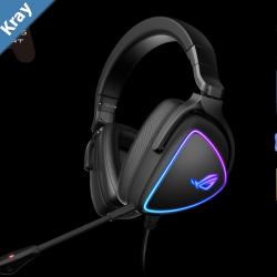 ASUS ROG DELTA S Lightweight USBC Gaming Headset with AI noisecanceling mic MQA rendering technology RGB lighting PC Switch  PS5