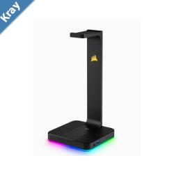 Corsair Gaming ST100 RGB  Headset Stand with 7.1 Surround Sound. Built in 3.5mm analog input. Dual USB 3.1 ports. Headphone LS