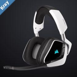 Corsair VOID Elite White USB Wireless Premium Gaming Headset with 7.1 Audio. Headphone