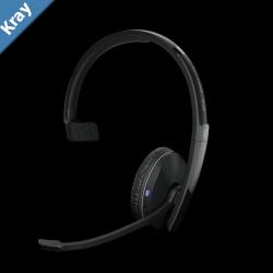 EPOS Adapt 230 Mono Bluetooth Headset Works with Mobile  PC Microsoft Teams and UC Certified upto 27 Hour Talk Time Folds Flat 2Yr USB A