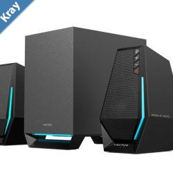 Edifier G1500 MAX 2.1 Wireless Gaming Speakers  2.5 full range speaker driver unit and equipped with a 4 subwoofer for optimum bass